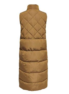 Weste Only Stacy Camel für Damen