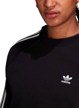 Sweatshirt Adidas Cropped Schwarz Für Damen