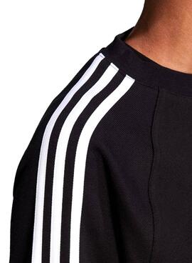 Sweatshirt Adidas Cropped Schwarz Für Damen