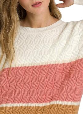 Pullover Naf Naf Streifen Mehrfarbig für Damen