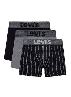 Box  Geschenk 3 Boxer Levis Blau  für Herren