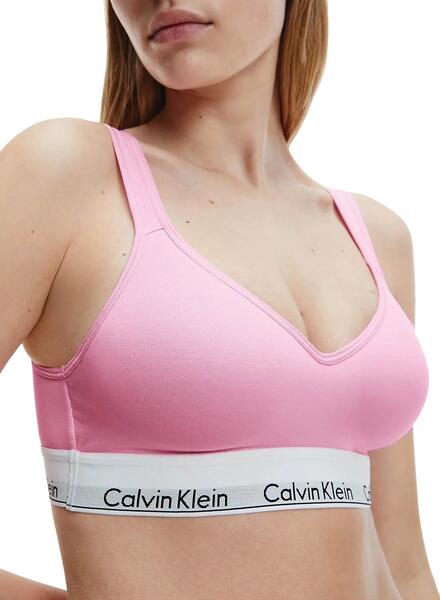 Calvin Klein T-Shirt BH 'Lift' in Rosa