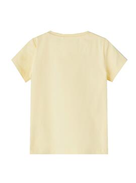 T-Shirt Name It Tanna Gelb für Mädchen