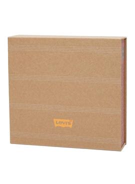 Pack Geschenk 4 Socken Levis Schwarz für Herren