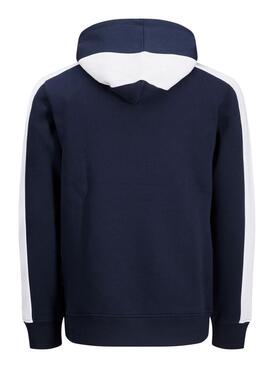 Sweatshirt Jack & Jones Cut Marineblau für Herren