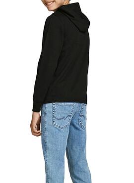 Sweatshirt Jack & Jones Reissverschluss Schwarz für Junge