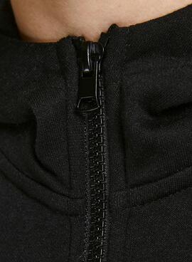Sweatshirt Jack & Jones Reissverschluss Schwarz für Junge