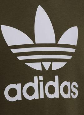 Sweatshirt Adidas Trefoil Grün für Junge
