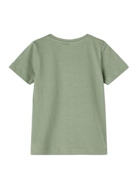T-Shirt Name It Bertel Grün für Junge