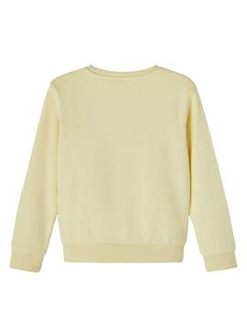 Sweatshirt Name It Broble Gelb für Mädchen