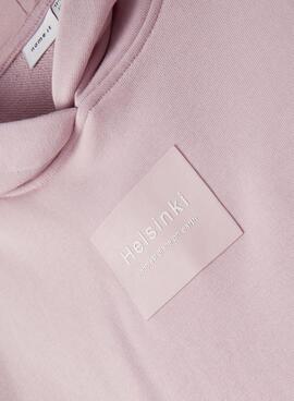 Sweatshirt Name It Bablo Helsinki Rosa für Mädchen