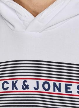 Sweatshirt Jack & Jones Corp. Weiss für Herren