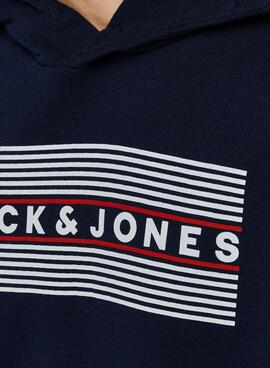 Sweatshirt Jack & Jones Corp Marineblau für Junge