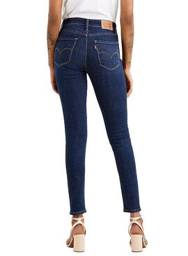 Jeans Levis 721 High Rise Skinny Azul