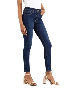 Jeans Levis 721 High Rise Skinny Azul