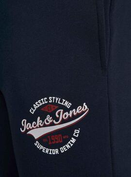 Hose Trainingsanzug Jack & Jones Logo Marineblau Junge