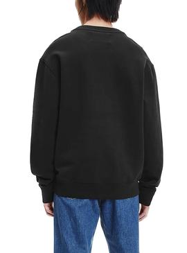 Sweatshirt Calvin Klein Stacked Logo Schwarz Damen