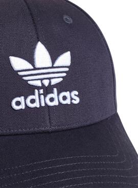 Mütze Adidas Trefoil Baseball Marineblau für Kinder
