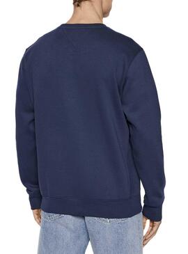 Sweatshirt Tommy Jeans Timeless Marineblau für Herren