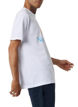 T-Shirt NB Essentials Celebrate Sie Split Logo Weiss