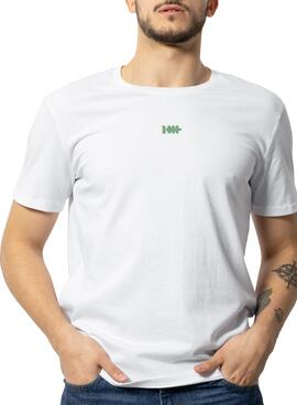 T-Shirt Klout Barcode Weiss für Herren und Damen