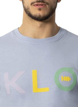 Sweatshirt Klout Klo Blau 