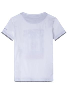 T-Shirt Pepe Jeans Cannon Weiss für Junge