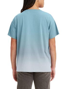 T-Shirt Levis Jordie Verlaufseffekt Blau für Damen