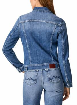 Jacke Denim Pepe Jeans Thrift Blau für Damen
