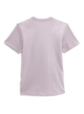 T-Shirt Vans Left Chest Logo Brust Lavanda für Damen