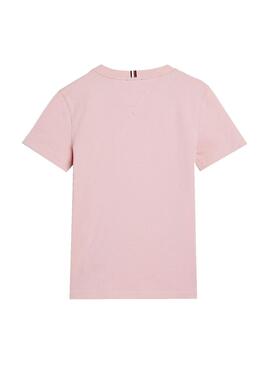 T-Shirt Tommy Hilfiger Essential Rosa für Junge