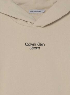 Sweatshirt Calvin Klein Slacker Logo Relaxed Junge
