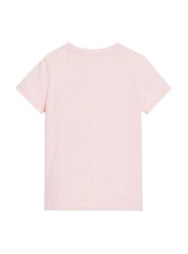T-Shirt Tommy Hilfiger Natural Dye Rosa für Mädchen