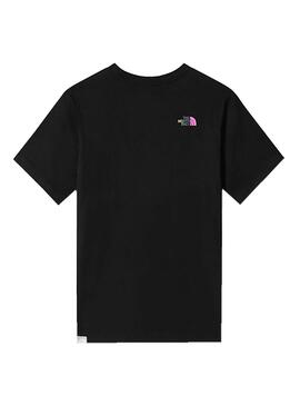 T-Shirt The North Face Easy Schwarz Multi für Mädchen
