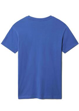 T-Shirt Napapijri Sella Blau für Herren