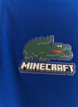 Polo Lacoste x Minecraft Classic Fit Unisex Blau