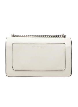 Handtasche Calvin Klein Sculpted Flap Beige für Damen