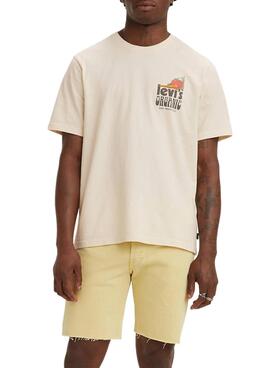 T-Shirt Levis Relaxed Bi Fresh Beige für Herren