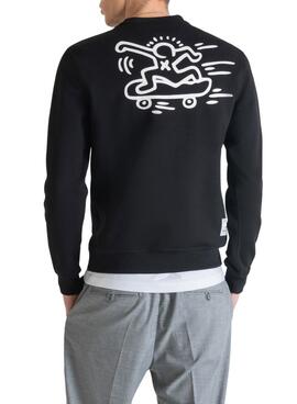 Sweatshirt Antony Morato Keith Haring Schwarz Herren