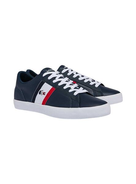 Lacoste tricolor sale shoes