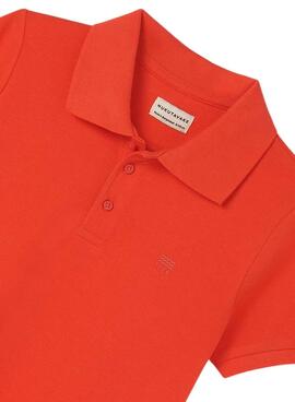 Polo Mayoral Granito Basic Rot für Junge