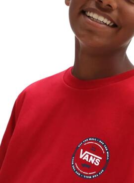 T-Shirt Vans Sprint Rot Für Junge