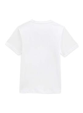 T-Shirt Vans Blöcke Weiss Für Junge