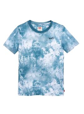 T-Shirt Levis Graphic Bedruckt Blau Für Junge
