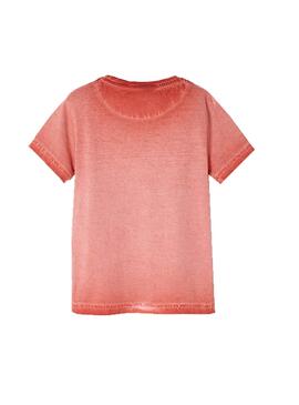 T-Shirt Mayoral Lebe Einfach Orange Für Junge