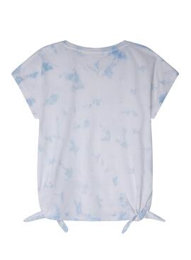 T-Shirt Pepe Jeans Hilary Tie Dye Blau Für Mädchen