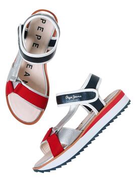 Sandalen Pepe Jeans Alexa Walk Rots Für Mädchen
