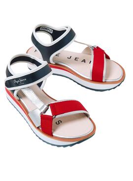 Sandalen Pepe Jeans Alexa Walk Rots Für Mädchen