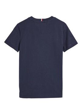 T-Shirt Tommy Hilfiger Varsity Marineblau für Junge
