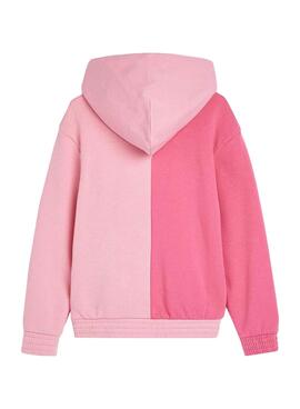 Sweatshirt Tommy Hilfiger Bicolor Rosa Für Mädchen